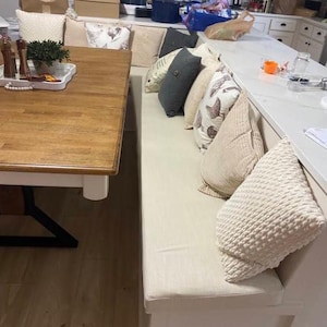 Banquette Cushions - 3&quot; Thick - Stain-Resistant & Kid-Friendly Fabrics - Custom Banquette Seating, Bench Cushions, and Window Seat Cushions