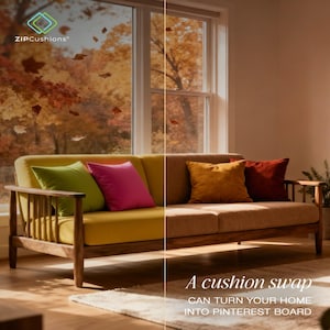 Custom Linen Bench Cushions: 3" Thick Window Seat Cushion image 3