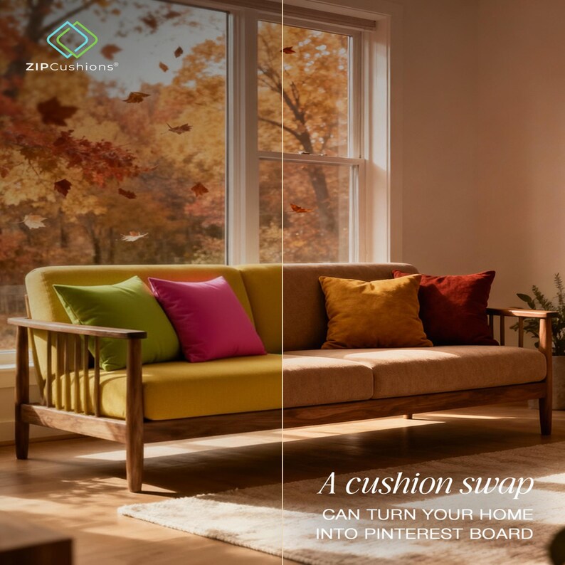 Custom Linen Bench Cushions: 3" Thick Window Seat Cushion image 3