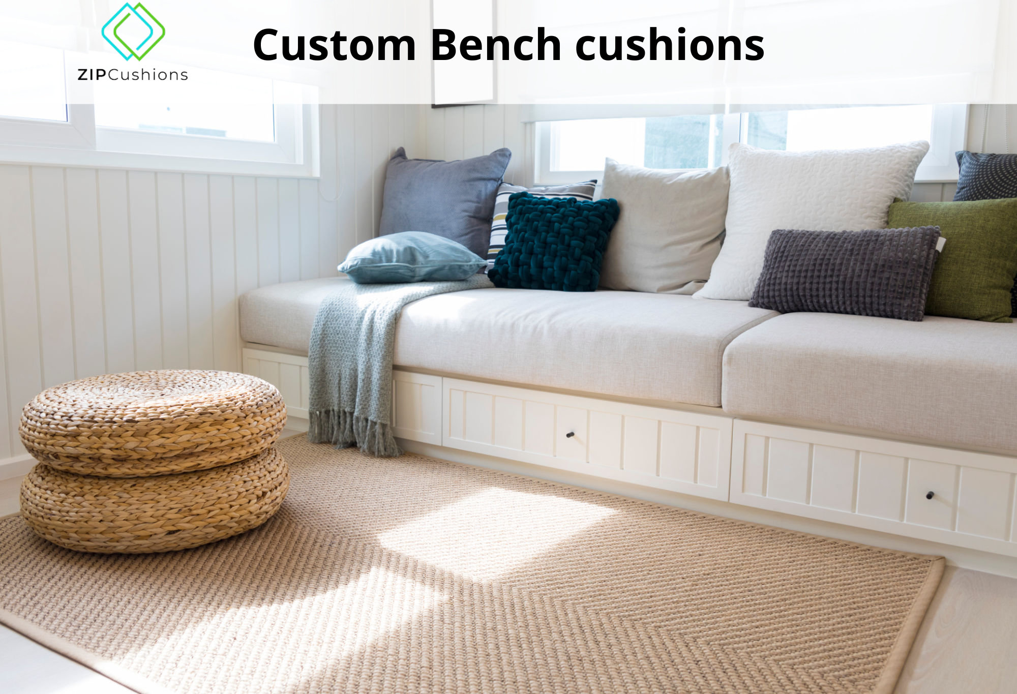 4 Bench Cushion Custom Bench Cushion Cushion for Bench Indoor Bench Cushion  Custom Velvet Bench Custom Cushion Window Seat Cushion 