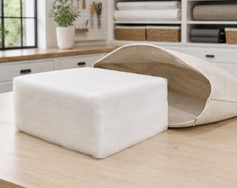Custom HD Foam Cushion Insert – Any Size, Shape Bench & Seat Replacement Foam