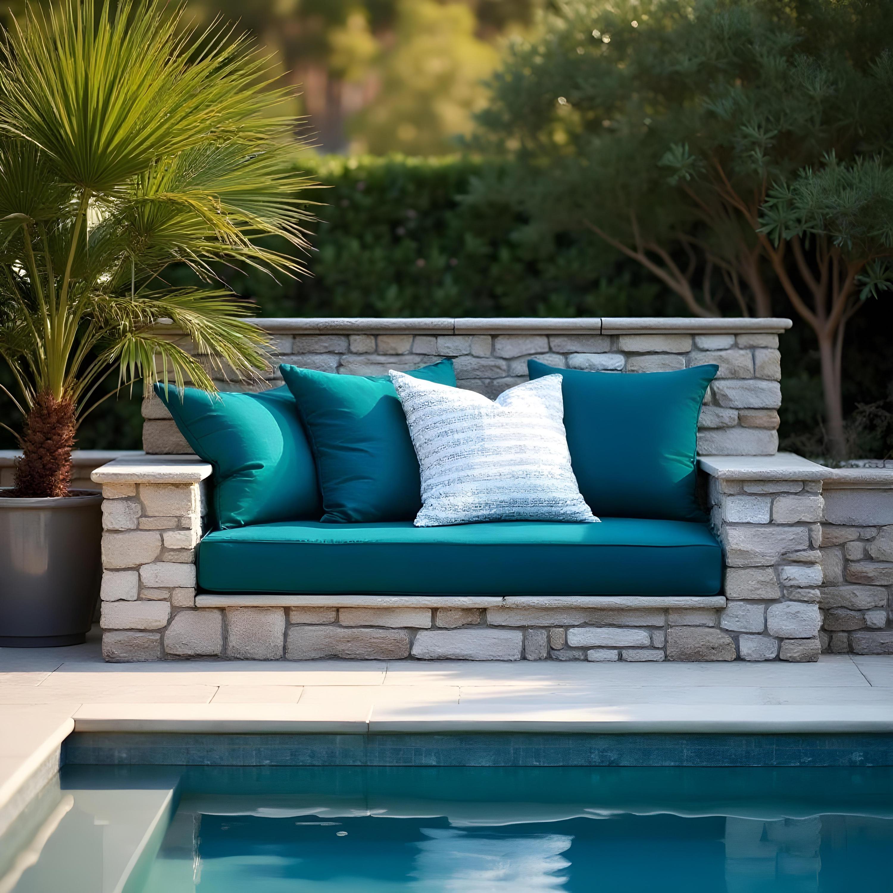 Replacement Covers for Patio cushions, with Sunbrella fabric 1"-3" Thickness
