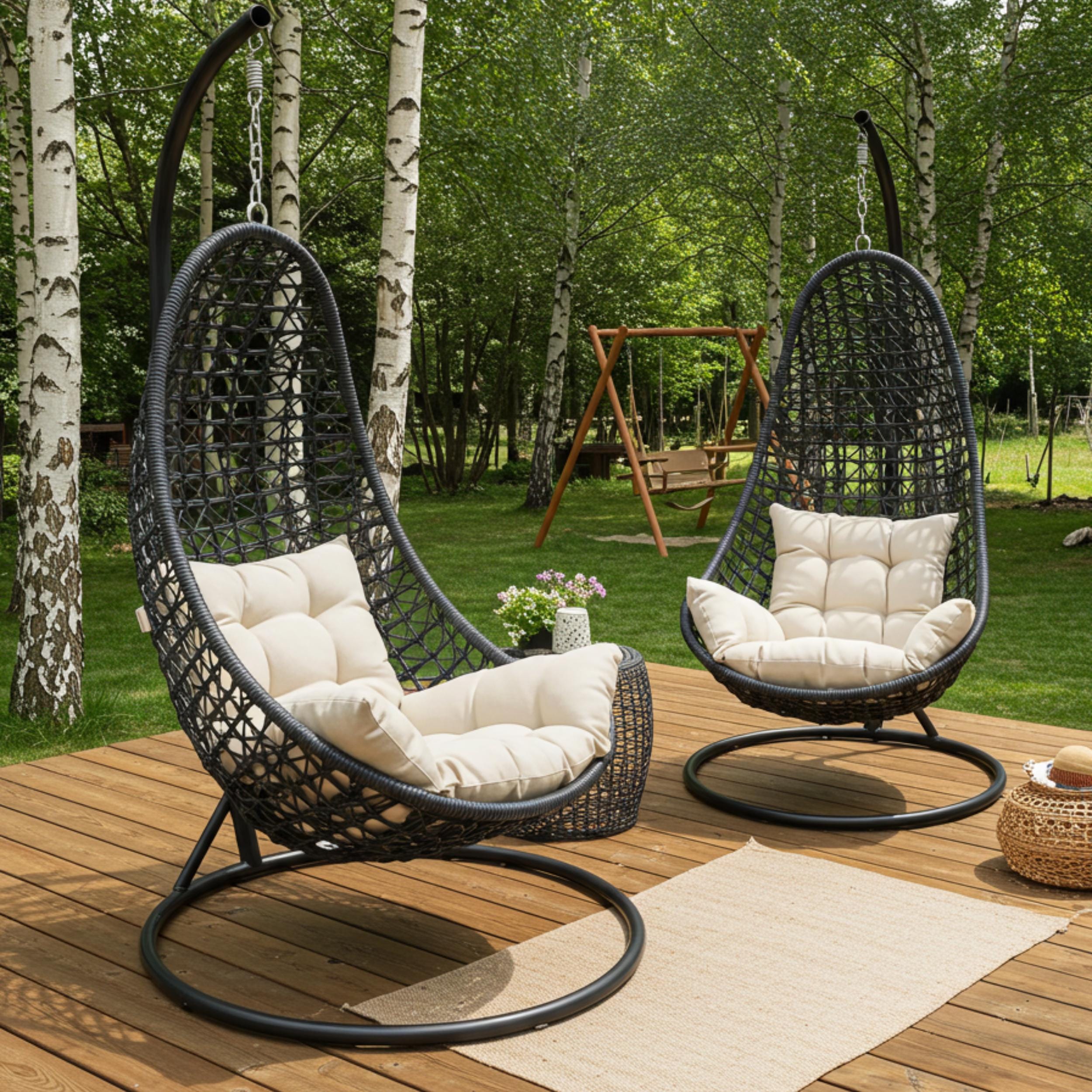 egg lounge chair outdoor