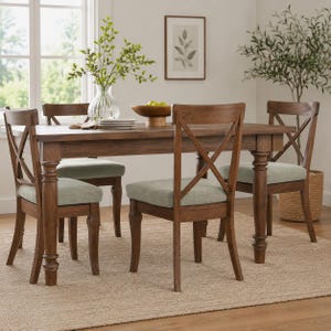 Custom Dining Chair Cushion Pad with Ties – Velvet, Chenille, Linen Fabric Options