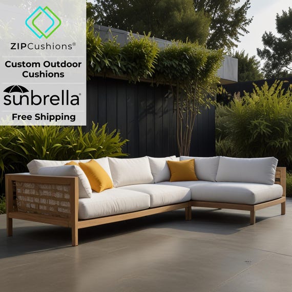 Custom Outdoor Patio Cushions for Couches Dining Chairs Firepit Benches and Replacement Cushions for Sofa Machine Washable Fabric Etsy UK