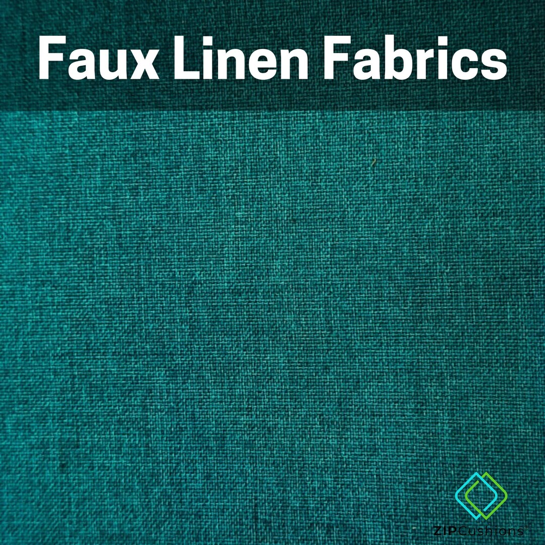 Faux Linen Fabrics, 100 Polyester, Easy to Clean, Washable Fabric, DIY