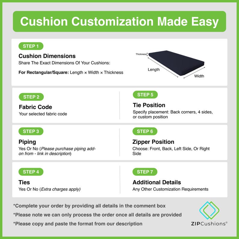 Custom Linen Bench Cushions: 3" Thick Window Seat Cushion image 7