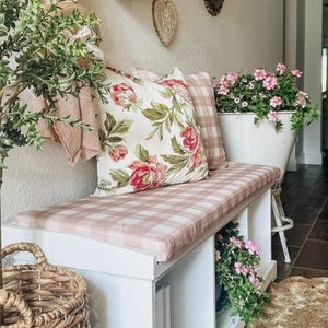 Custom Bench Cushion: 3" Thick Farmhouse Window Seat Pad