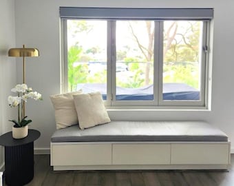 Custom Bench Cushion, 2 Inch Thick Seat, Entryway Mudroom Window Seat Pad