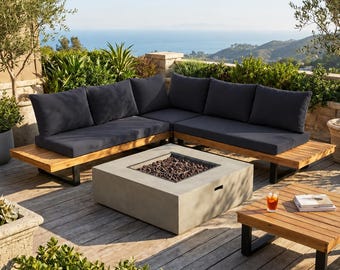 Sunbrella Cushion Custom Size | Outdoor Bench Cushion | Replacement Patio Seat Pad | 2 Inch Thick