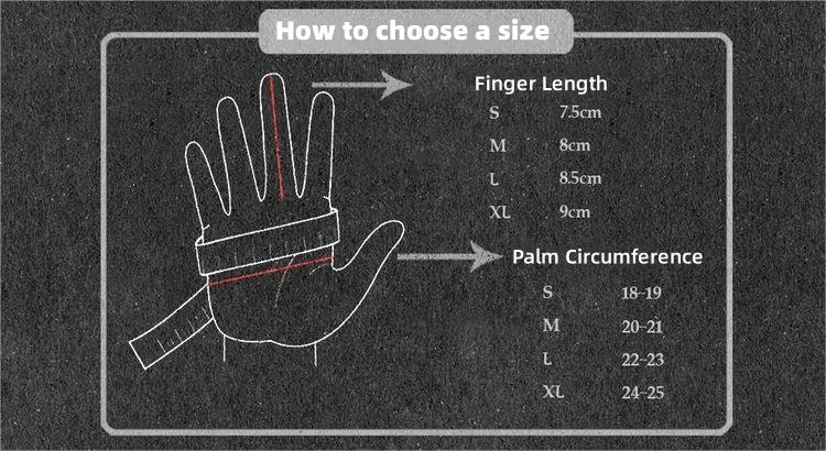 How to choose your motorcycle gloves size · Motocard