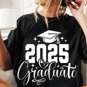 2025 Graduate svg Class 2025 svg Graduate svg Senior 2025 Cricut Silhouette geschnitten digitale Datei svg png dxf eps