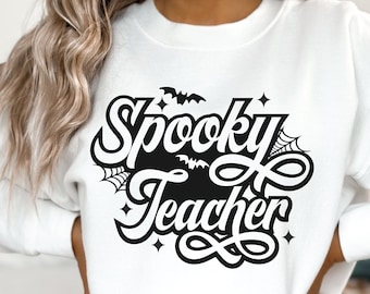 Spooky Teacher Halloween Shirt svg, png, eps, dxf
