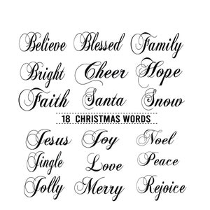 Weihnachten Worte SVG, Weihnachten Bundle SVG, Urlaub svg, Winter svg, Christmas Vibes SVG