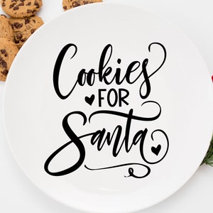 Kekse für Santa SVG, Santa SVG, Weihnachtssvg, Weihnachtssvg, Weihnachtssvg