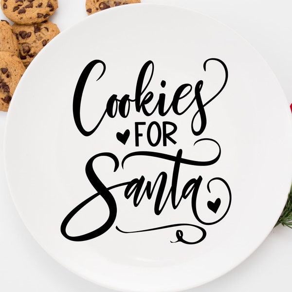 Cookies for Santa SVG , Santa Cut File, Santa svg, Christmas svg, Santa Milk svg