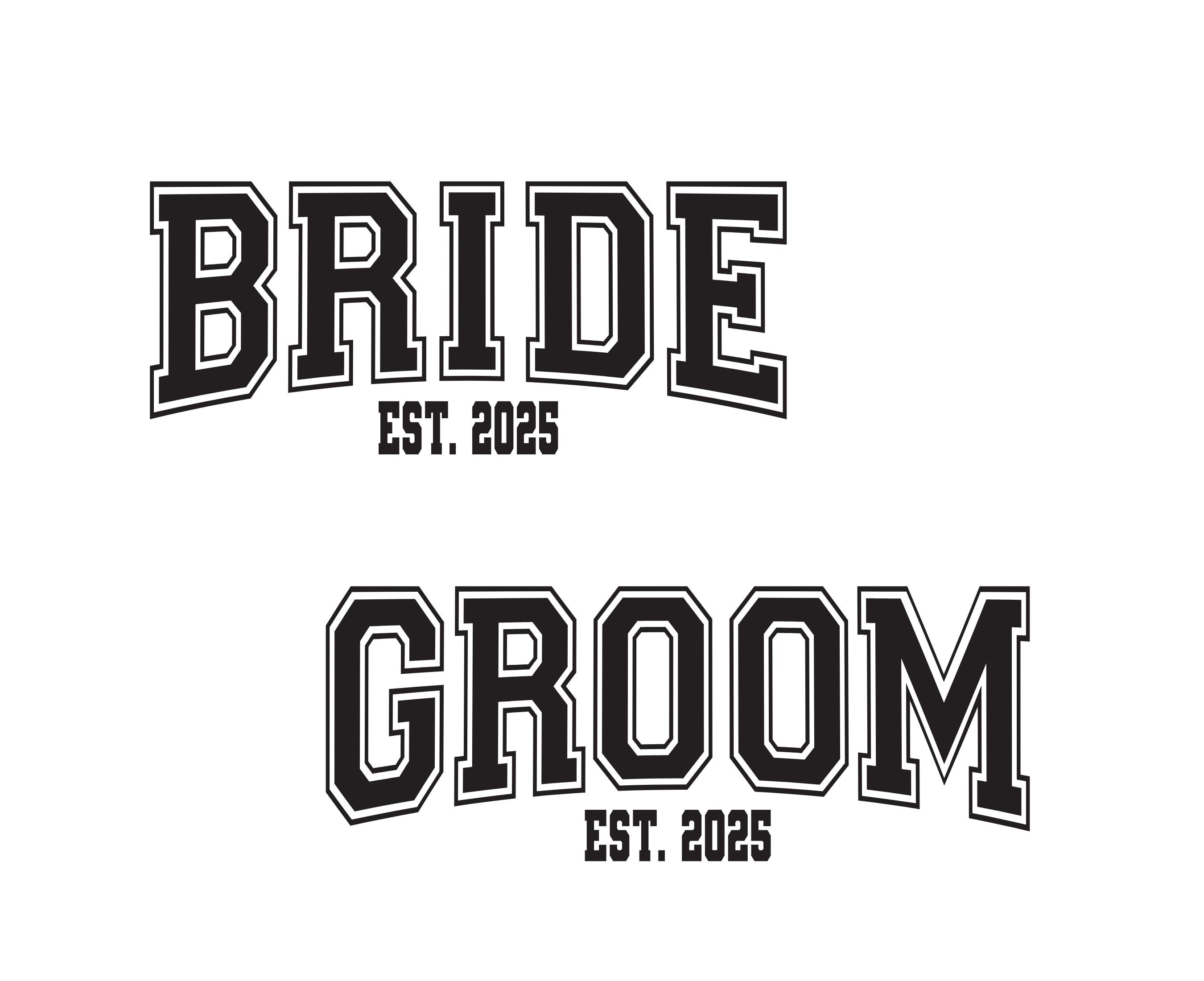 Bride ,Groom Svg, Bride Svg, Groom Svg, Wedding Svg, Eps , Png Dxf, Digital Download , Cricut File , Silhouette File