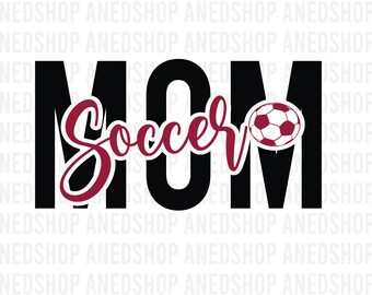 Fußball Mama Leben SVG, Fußball Shirt Design (Digitale Datei)