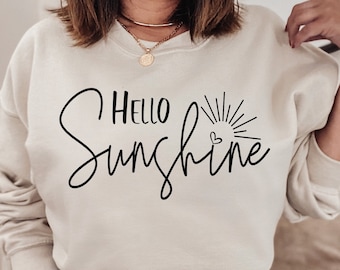 Hello Sunshine SVG/ sunshine svg/ Summer Quote svg Digital file svg/ png dxf/ eps Silhouette Cameo/ Cricut