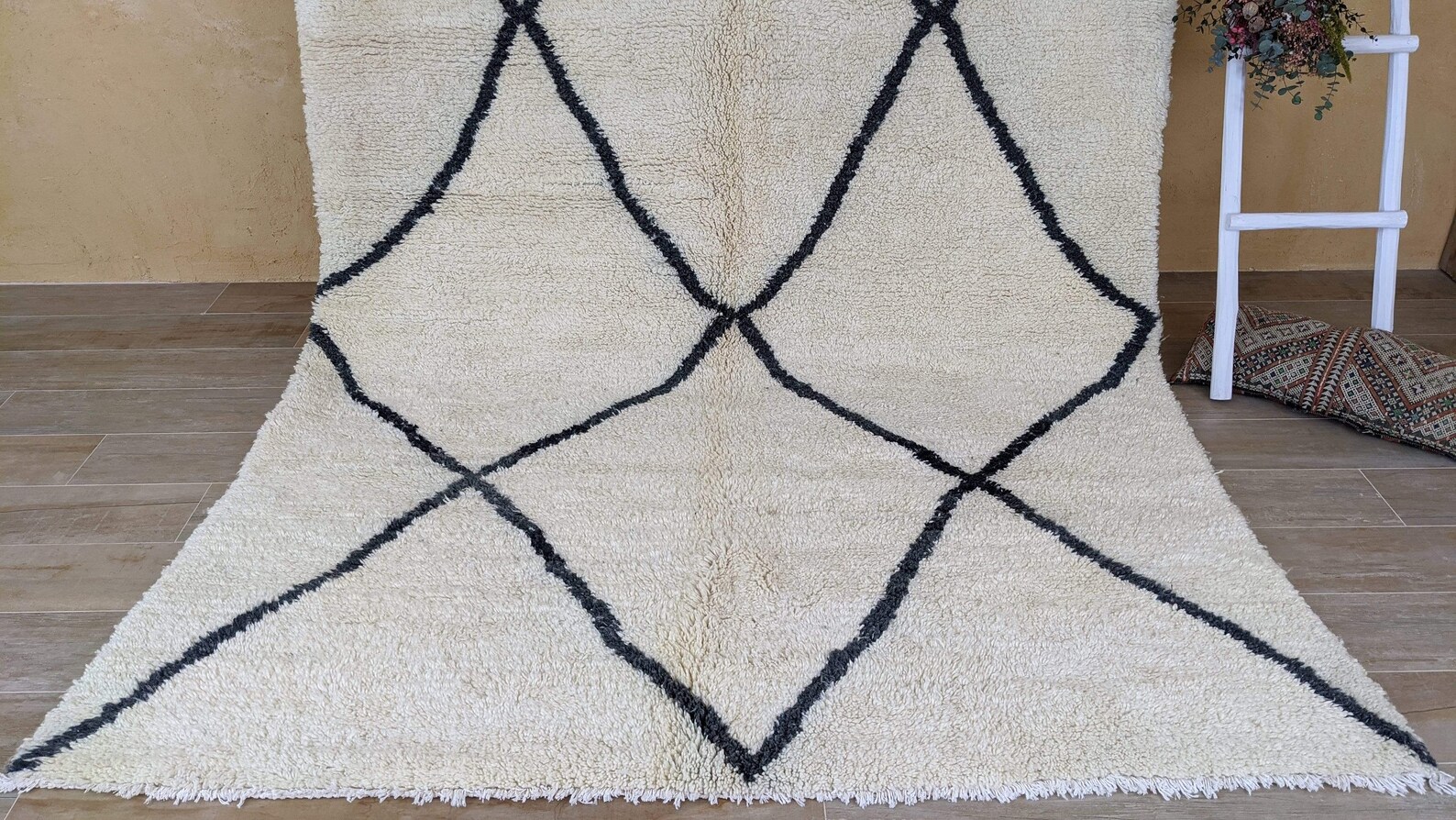 Large Beni Ouarain Rug 305 X 205 Cm 10.01 X 6.73 Feet Etsy