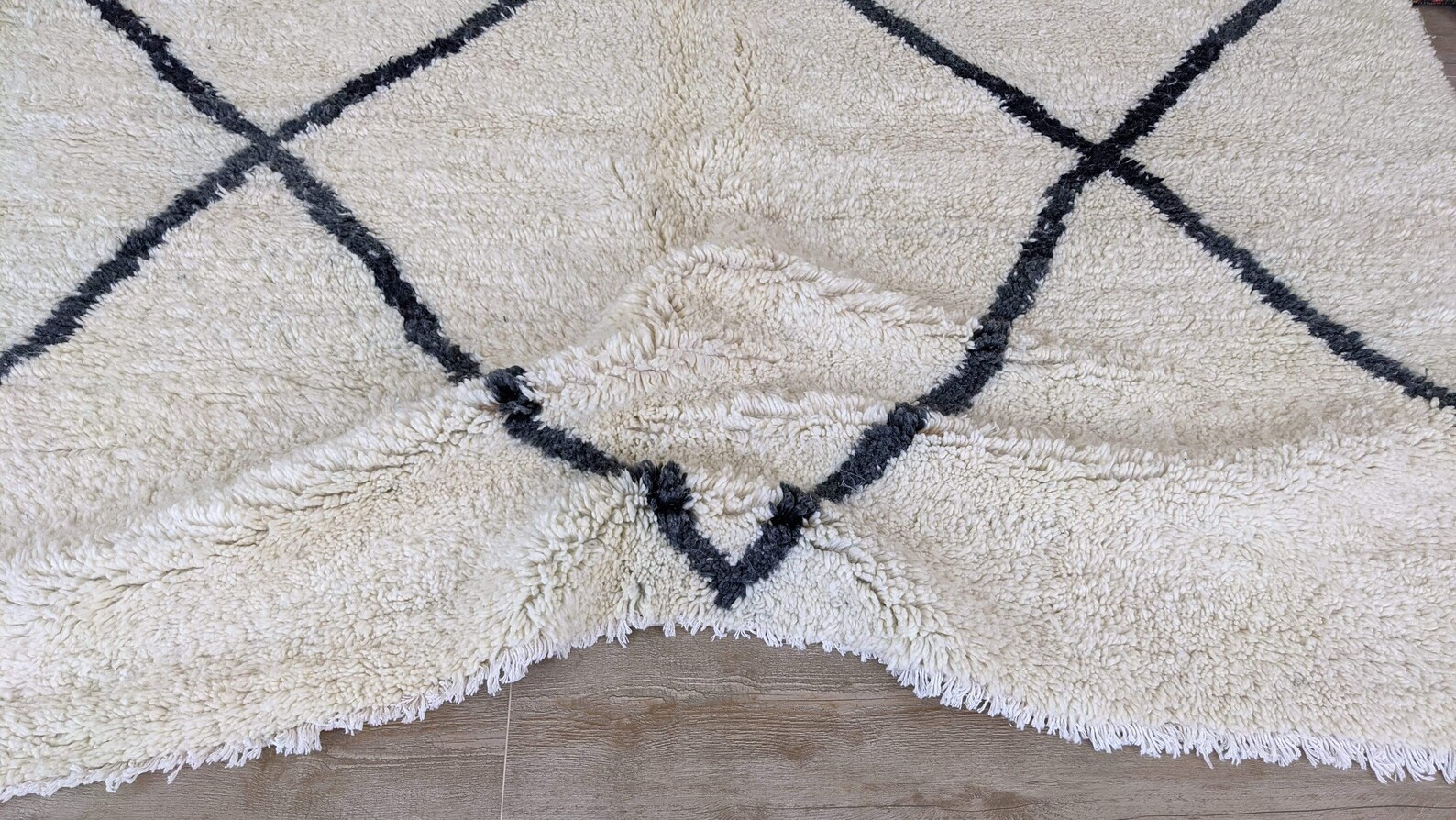 Large Beni Ouarain Rug 305 X 205 Cm 10.01 X 6.73 Feet Etsy