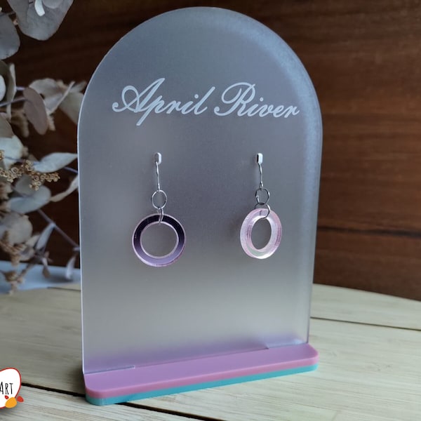 Business Earring Stand | SVG Files for Laser Cutting | INSTANT DOWNLOAD