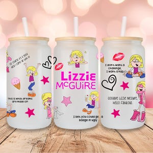 16oz Lizzie Mcguire Libbey Glass