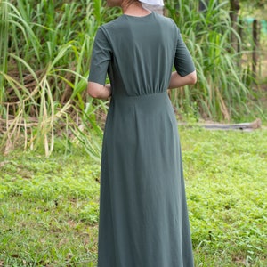 PDF Leia Cape Dress Sewing Pattern Womens Modest Dress Pattern Knit Dress NITA patterns image 3