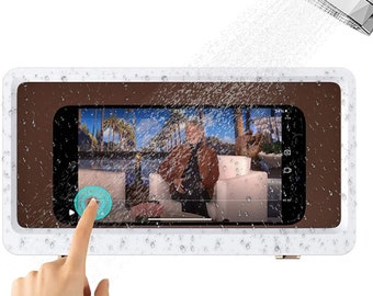 shower phone holder