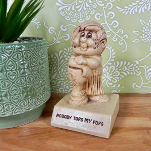 Paula 1972 Niemand übertrifft My Pop Statue | Retro Vatertags Geschenk | Whatchamacallit Figur