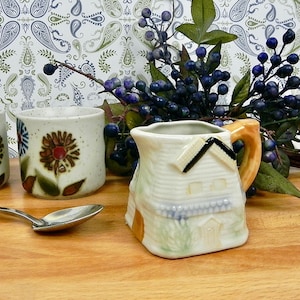 Japanese Windmill Creamer | Little Country Pitcher | Made in Japan