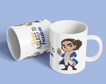 Musical Mug, Hamilton Mug, Perfect for Broadway Fans Gift, Broadway Coffee Cup, Alexander Hamilton, John Laurens, Eliza, Musical, Theatre