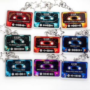 Epic The Musical Broadway Inspired Keychain - Custom Acrylic - Gift - Soundtrack - Personalized Ithaca Thunder Circe Wisdom Vengeance Troy