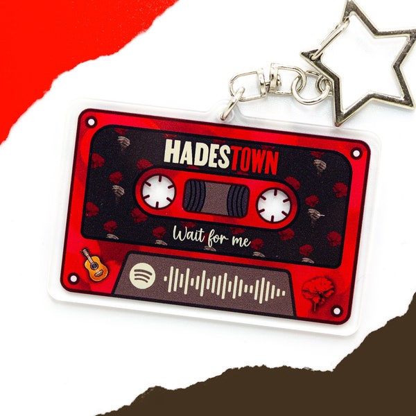 Hadestown Musical Trousseau Broadway Inspiré - Acrylique Porte-clés - Cadeau - Spotify Soundtrack Eurydice Orphée Hadès Hermes Perséphone