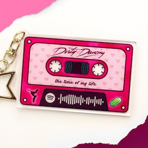 Dirty Dancing Musical Movie Inspired Keychain - Custom Acrylic - Gift - Soundtrack - Frances Johnny Baby Swayze Time of My Life
