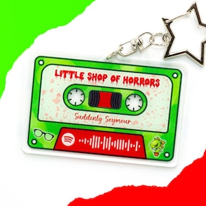 Little Shop of Horrors Musical Broadway Inspired Keychain - Custom Acrylic - Gift - Soundtrack - Personalized Seymour Audrey Plant
