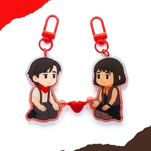 Hadestown Musical Broadway Inspired Keychain - Custom Acrylic - Gift - Couple - Magnet - Personalized Eurydice Orpheus Hades Persephone