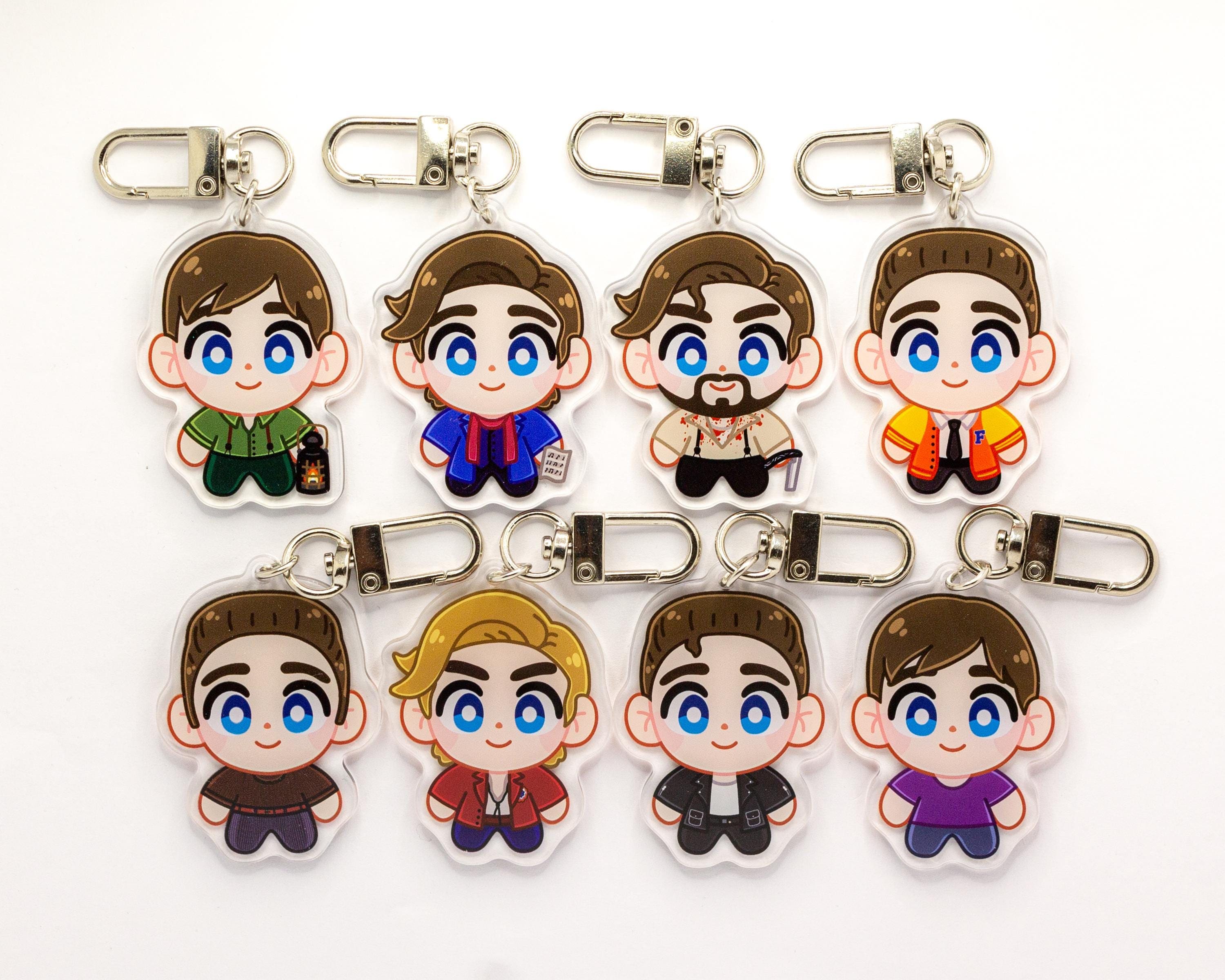 Acrylic Aaron Tveit Keychain - Broadway - Personalized Custom Keychain - Musical - Moulin Rouge Les Miserables Wicked Grease Enjolras