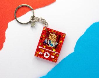 High School Musical Resin Keychain Broadway Keychain Music Player