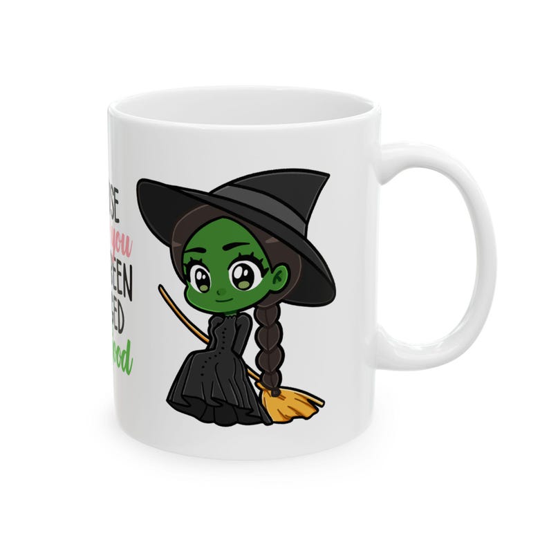 Musical Coffee Mug, Wicked Mug, Perfect for Broadway Fans Gift, Broadway Coffee Cup, Wicked, Glinda, Elphaba, For Good, Musical, Theatre image 10