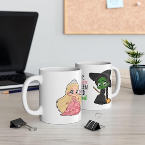 Musical Coffee Mug, Wicked Mug, Perfect for Broadway Fans Gift, Broadway Coffee Cup, Wicked, Glinda, Elphaba, For Good, Musical, Theatre image 11