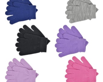 Super Soft Warm Thermal Gloves, Ladies Gloves, Winter Warmer, Stretchy Gloves