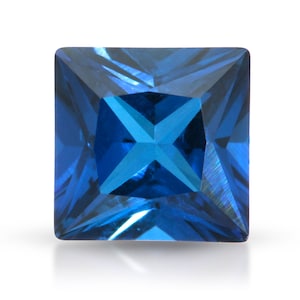 Square Lab Grown Sapphire