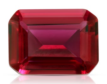 Emerald (Octagon) Lab Grown Ruby