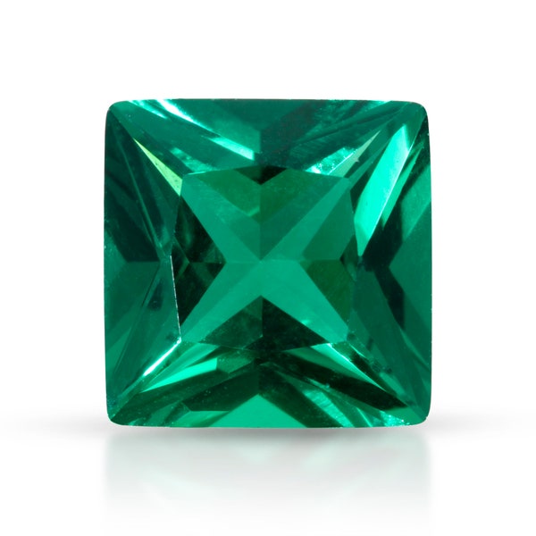 Princess (Square) Lab Grown Emerald