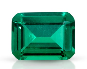 Octagon Lab Grown Emerald