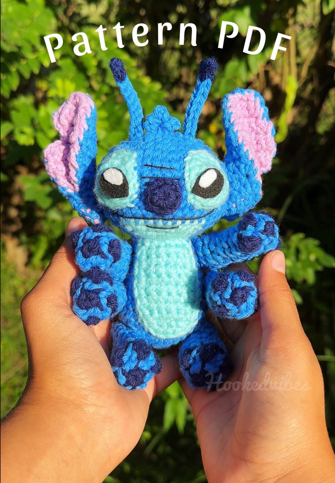 Experiment Blue Alien With Antennas Pattern PDF - Etsy