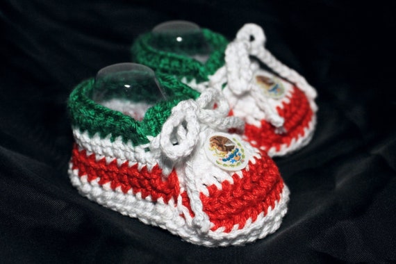 Newborn Baby Infant Kids Crochet Knit Booties Shoes Handmade in MEXICO M08 