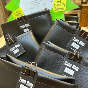 Vinyl Car Truck garbage bag car door trash can. Zam Bag bags are made in Washington, USA.  Gift idea Father&#39;s Mother&#39;s Birthday New Driver