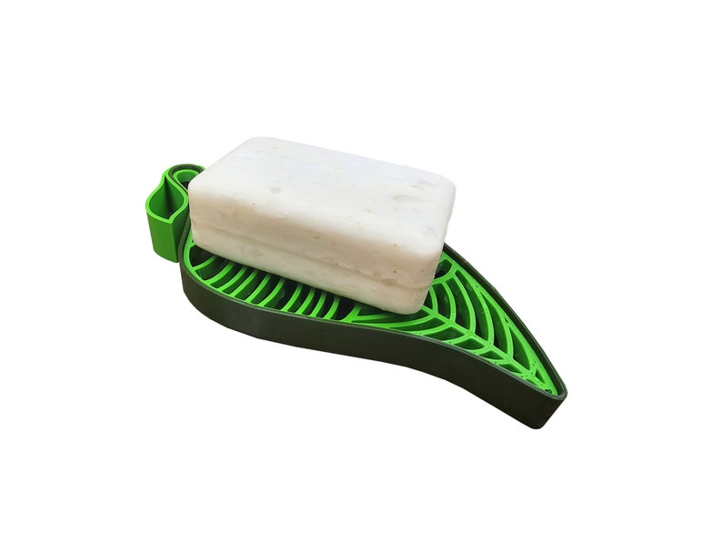 Leaf Soap Dish Sponge Dish Soap Tray Kitchen Decor Etsy